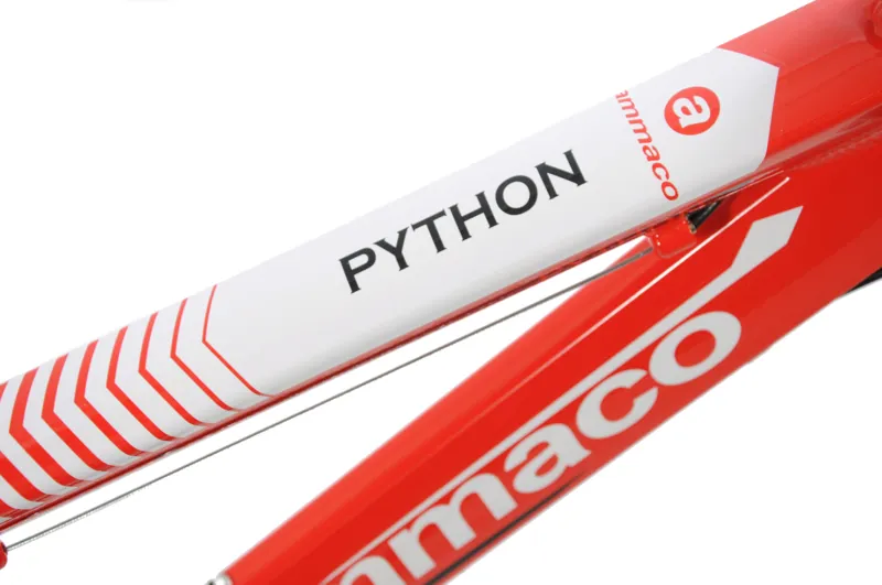 Ammaco Python 24 Inch Kids Mountain Bike Red-4